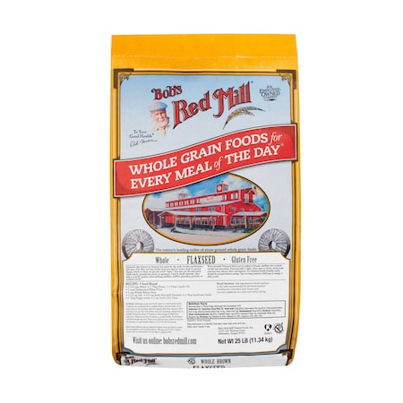 Bobs Red Mill Natural Foods Bob's Red Mill Gluten Free Flaxseeds 25lbs 1230B25
